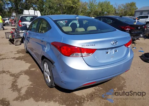 2012 Hyundai Elantra Gls (Ulsan Plant) из США, поврежденный, VIN KMHDH4AE3CU310308